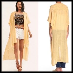 🍯NWOT Free People ‘Angelica’ Boho Kimono Duster